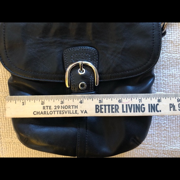 Coach Crossbody Bag -Black w/silver hardware - Picture 8 of 16